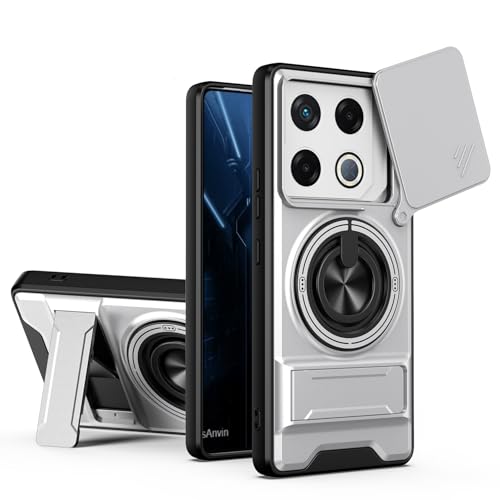 Case �Ή��@�� for Infinix GT 20 Pro 5G, �Ή��@�� for Infinix GT 20 Pro 5G ���C�f���A���X�^���h�t���X�}�z�P�[�X Silver