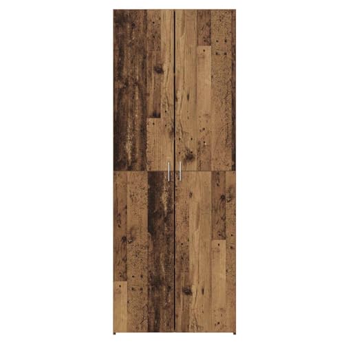 Vidaxl Highboard Legno Invecchiato 70X42.5X185 Cm Legno Ingegnerizzato - 8