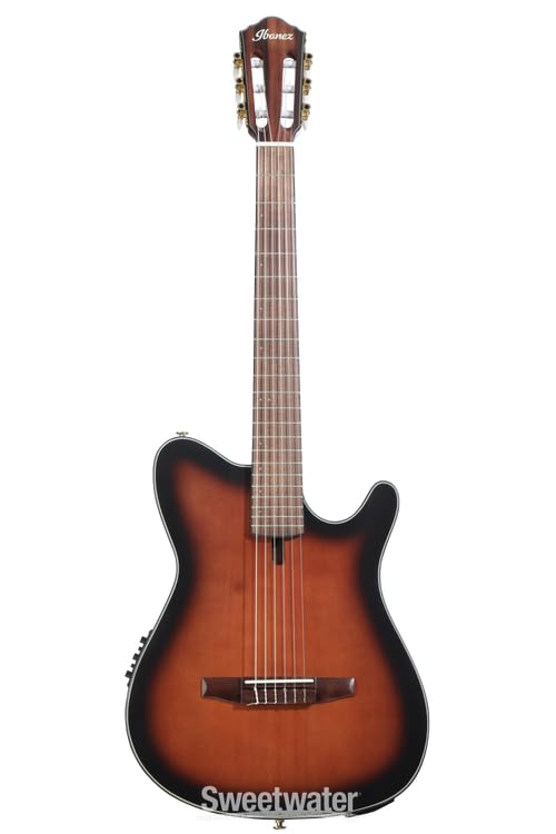 Amazon.com: Ibanez FRH10N Thinline Nylon Acoustic-electric Guitar