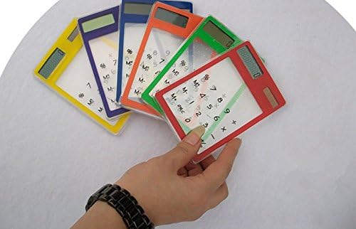 Generic 10300 Transparent Solar Touch Screen Calculator