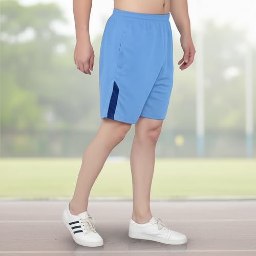 Image of DIA A DIA Unisex Lightweight Polyester Blend Casual Shorts - Comfortable Everyday Summer Shorts with Breathable Fabric