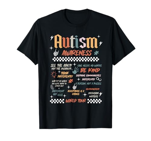 Autism Awareness World Tour Be Kind Acceptance is A Choice T-Shirt