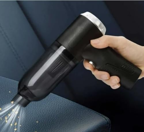 Image of 3IN1 Portable Car Vacuum Cleaner with Blower | USB Rechargeable Wireless Handheld Car Vacuum Cleaner Traveling, Camping Reusable,Portable,Rechargeable (Vacuum with Blower)