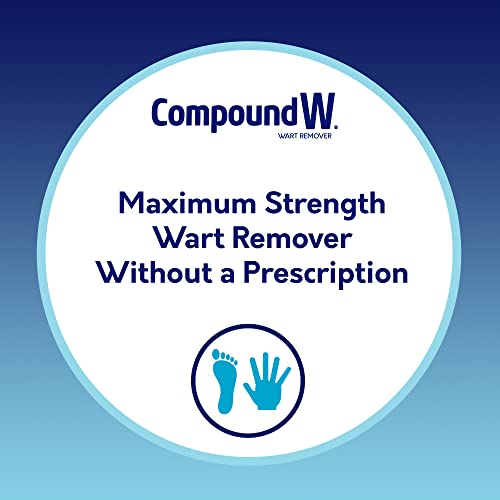 compound w maximum strength wart remover with salicylic acid fast-acting gel plantar wart remover works on common amp plantar warts 025 oz