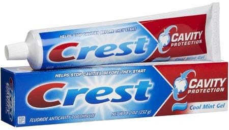 Crest gel cavity protection cool mint toothpaste (Pack of 10)