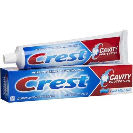 Crest gel cavity protection cool mint toothpaste (Pack of 10)