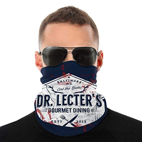 Preisvergleich Produktbild Dr. Lecters Gourmet Dining Hannibal White Variety Kopftuch Gesichtsschutz Magic Headwear Neck Gaiter Face Bandana Schal