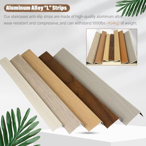 Nez de marche pour pépinière et marches d'escalier en aluminium aspect bois chaleureux - 3