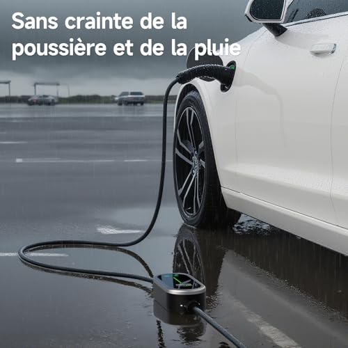 Portabilité Cable Type 2 Haute Qualité avec Affichage LED - 6