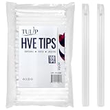 Tulip High Volume Evacuator HVE Tips - 1000 HVE Suction Tips Dental Disposable - Vented Evacuation Aspirator...
