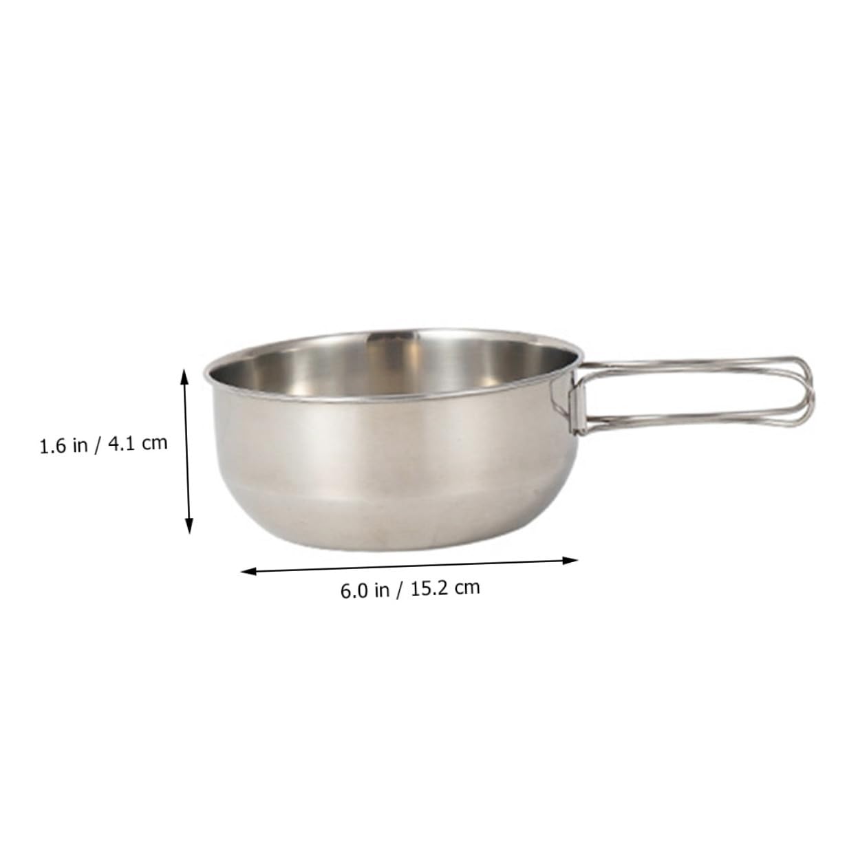 Ensemble de Vaisselle de Camping en Acier Inoxydable 5 Pièces Pliable, Casseroles et Tasses Légères, Ustensiles Multifonctions pour Randonnée et Pique-niques en Plein Air