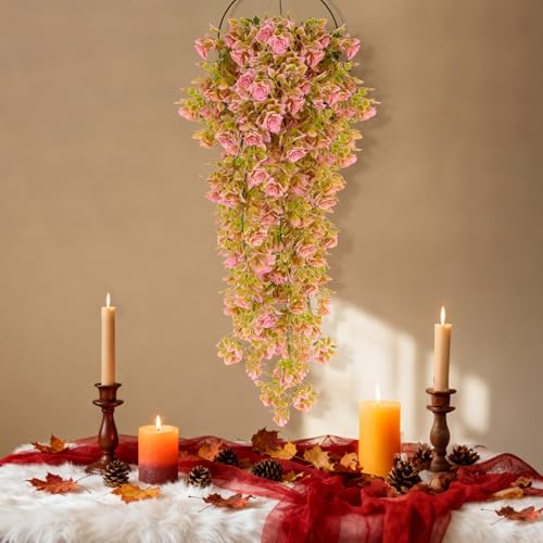 RAINFLOW Artificial Fall Flowers for Outdoors Thanksgiving Decor Uv Resistant