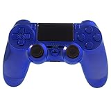 Hochwertig designtes Gehäuse PS4 Controller Austauschgehäuse inkl. Mod Kit - chrom blau