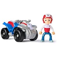 Paw Patrol, Quad di Ryder con Personaggio Action Figure, Veicolo ATV del Leader della Squadra per Missioni ad Adventure Bay, Giocattolo per Bambini e Bambine, 3+ Anni