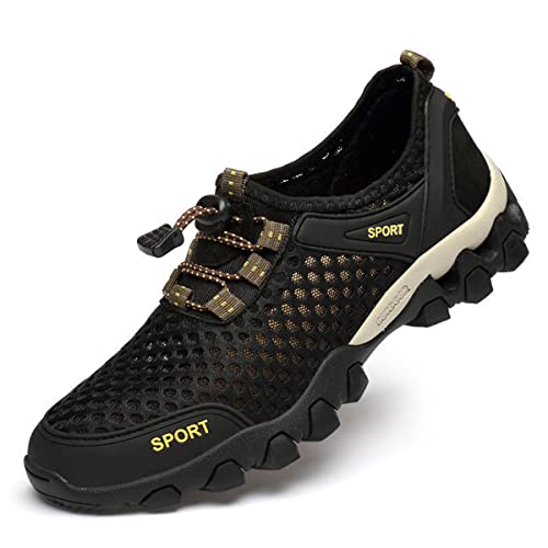 Treer Zapatos de Agua Hombre Zapatos Deportes Acuáticos Barefoot Shoes Escarpines Hombre Agua Zapatillas Minimalistas Zapatos de Antideslizante y Secado Rápido Zapatos