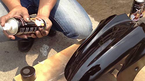 Samurai Kurobushi Spray Paint 1K #109- Black Glossy (D-I-Y) 400ml, Gloss Finish