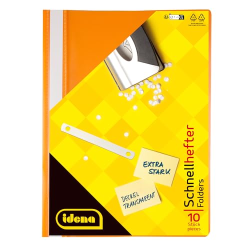 Preisvergleich Produktbild Idena Schnellhefter A4 PP orange extra stark