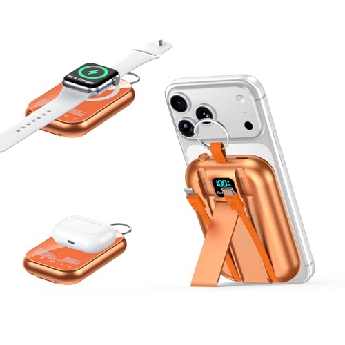 RXRBDA Magsafe Power Bank 10000mAh with Cables & LED Display