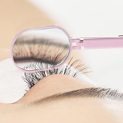 Eyelash Extensions Mirror Large Lash Mirror Adjustable Folding Inspection Mirror False Lash Extensions Supplies