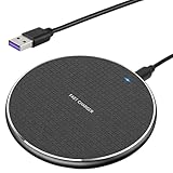 Indicateur LED pour un Suivi Facile de la Charge – Le chargeur sans fil est équipé d'un indicateur LED qui s’allume en bleu lorsque votre appareil est en charge, et s’éteint automatiquement après 60 secondes, évitant ainsi toute perturbation de votre sommeil tout en maintenant la charge. Vous pouvez ainsi suivre facilement l’état de la charge sans distraction la nuit.