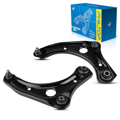 PHILTOP 2Pcs Front Lower Control Arm w/Ball Joint Fit for Nissan Versa 1.6L 2012-2019 Versa Note 2014-2019 Replacement Suspension Steering Kit by PHILTOP - Used condition - US$48.12