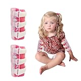 2 Pack Thumb Sucking Stop for Kids Toddlers Nail Biting Treatment Dinosaur Finger Sucking Deterrent Guard Prevention Anti Nose Picking Pediatric Elbow Immobilizer for Boys Girls (Pink Rabbit)