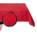 Produktbild Valia Home Tischdecke Tischtuch Tafeldecke abwaschbar wasserdicht schmutzabweisend Lotuseffekt pflegeleicht Teflon behandelt eckig 140 x 200 cm rot