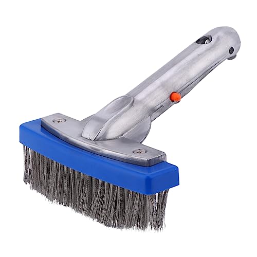 BESPORTBLE Stainless Steel Pool Bottom Brush 1pc Pool Brush Head and Outdoor Cleaning