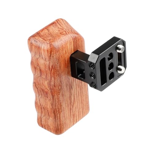 Image of CAMVATE Wooden Handle Grip for Panasonic Camera GH Series(Right Hand) - 1649