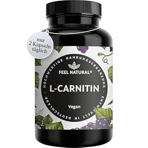 L-Carnitin 120 Kapseln – L-Carnitin-Tartrat in Premium Qualität – hochdosiert – vegan & ohne Zusätze – in Deutschland entwickelt & laborgeprüft