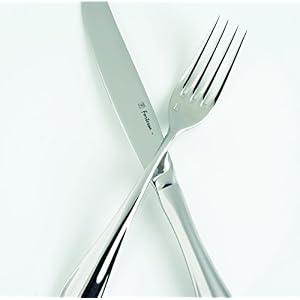 Fortessa Forge 1810 Stainless Steel Flatware 20 Piece Place Setting Service for 4