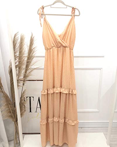 Vestido longo Shine Gold