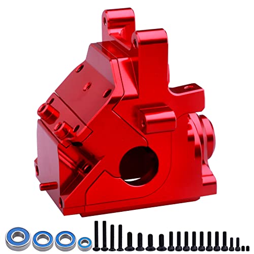 Image of Aluminum Gearbox Case Set HD for 6S Arrma Kraton Typhon Notorious Outcast Mojave Infraction Felony Talion Limitless BLX, Replaces AR310854 (Red)