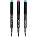 PILOT Varsity Pre-Filled Fountain Pens, Medium Point Stainless Steel Nib, Green/Pink/Turquoise Inks, 3-Pack (90067)