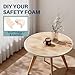 Inaya Baby Proofing Corner Protector, Long Table Guard 10ft+4 Corners, Soft Foam Furniture Edge Corner Protector Baby, 3M Adhesive, Harmless and Non-Toxic, Ideal for Table, Fireplace, Countertop