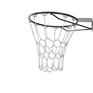 Basketbalnet voor buiten, vervanging van basketbalnet, voor buiten, metalen basketbalnet, standaard duurzaam verzinkt…
