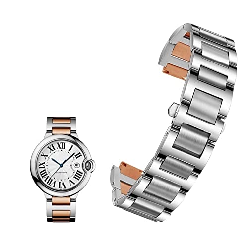Bracelet en acier inoxydable pour Cartier Ballon Bleu homme femme 20mm 18mm 14mm