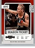 2022 Panini Chronicles UFC #109 Valentina Shevchenko Flyweight Contenders Season Ticket Official MMA Trading Card in Raw (NM or Better) Condition