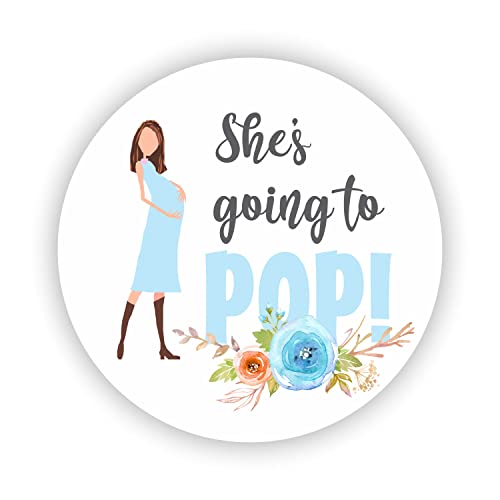 S'more Love Stickers - Baby Girl Shower Stickers - Adding S'more Love to our Family labels -Thank you for Celebrating with me Labels (Pink) (going to pop Blue)