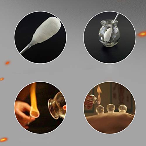 Bastão para copos de fogo ExCEART para massagem à vácuo com ventosas de ignição para salão de beleza