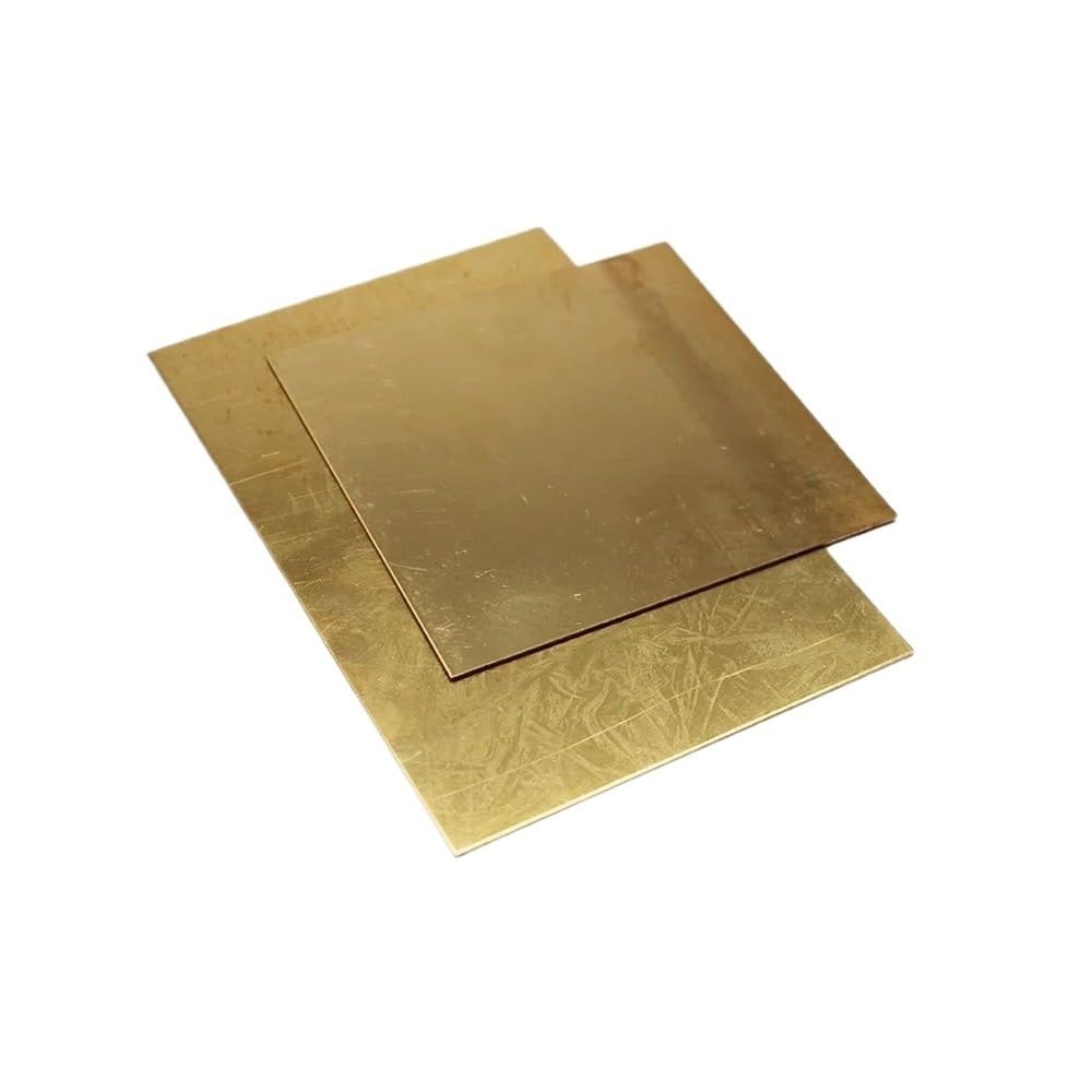 Wysokiej czystości mosiężna folia w rolce - arkusz złota o grubości 0,05-1 m do precyzyjnego tłoczenia i formowania(2X200X200MM)