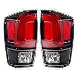 CONLLCON Tail Lights Assembly Compatible with 2016-2023 Tacoma Black, Rear Light Taillights Replacement # 8156004200 TO2800201 8155004200 TO2801201