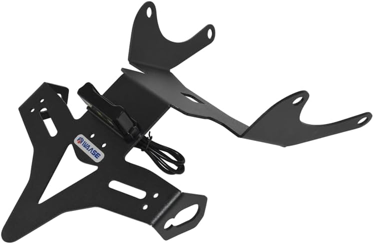 Rear Fender Registration Bracket License Plate Holder Frame with LED light For Honda CB650R CBR650R CB CBR 650R 2021 2022 2023