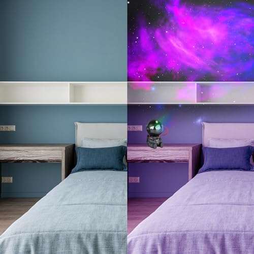 YXQUA Astronaut Galaxy Star Projector, Night Light for Kids, Original Black by YXQUA - Used condition - Image 7