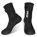 Rtdep Neopren-Socken 3 mm Tauchsocken Rutschfest Wasserdicht Neopren-Socken Schwimmen Socken Thermo Beachsocken Flossen-Socken für Männer, Frauen für Neoprenanzug (L(41-42), Schwarz+Weiß)