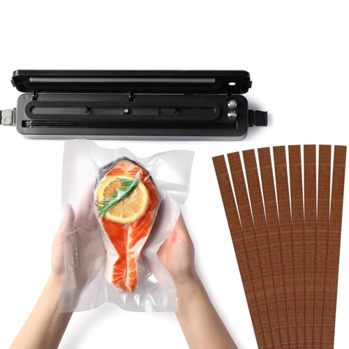 Teenyyou 9 tiras de teflon para seladoras a vácuo, tiras de fita para seladoras a vácuo, tiras de te