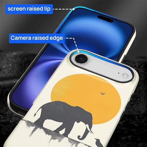 Coque iPhone 17 Air résistante aux chocs protégeant des rayures