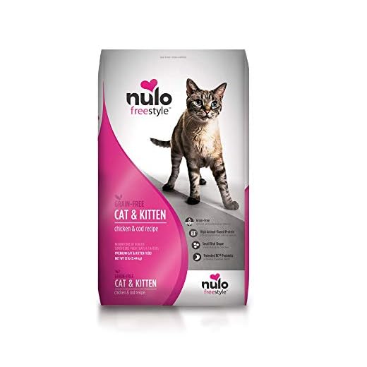 Nulo Adult & Kitten Grain Free Dry Cat Food With Bc30 Probiotic (Chicken, 12Lb Bag)