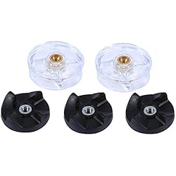 Recambios Licuadora Taurus Piezas de repuesto de la licuadora 2 Engranaje de la base Recambio de 3 cuchillas para Magic Bullet 250W Juicer Mixer