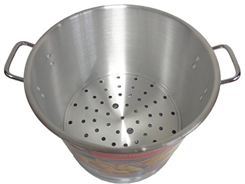24 Qt Tamale Steamer Vaporera Stock Pot Premium Aluminum Tamalera 6 Gallons